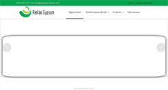 Desktop Screenshot of padraogypsumbrasil.com.br